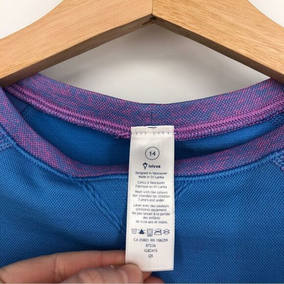 IVIVVA Lululemon Ombré Dress Girls Size 14 - Picture 3 of 6